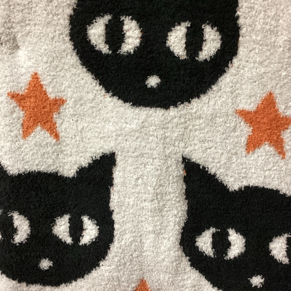Cynthia Rowley Black Cat Halloween Blanket ๐โโฌ - Picture 4 of 5